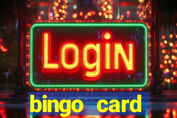 bingo card generator with pictures